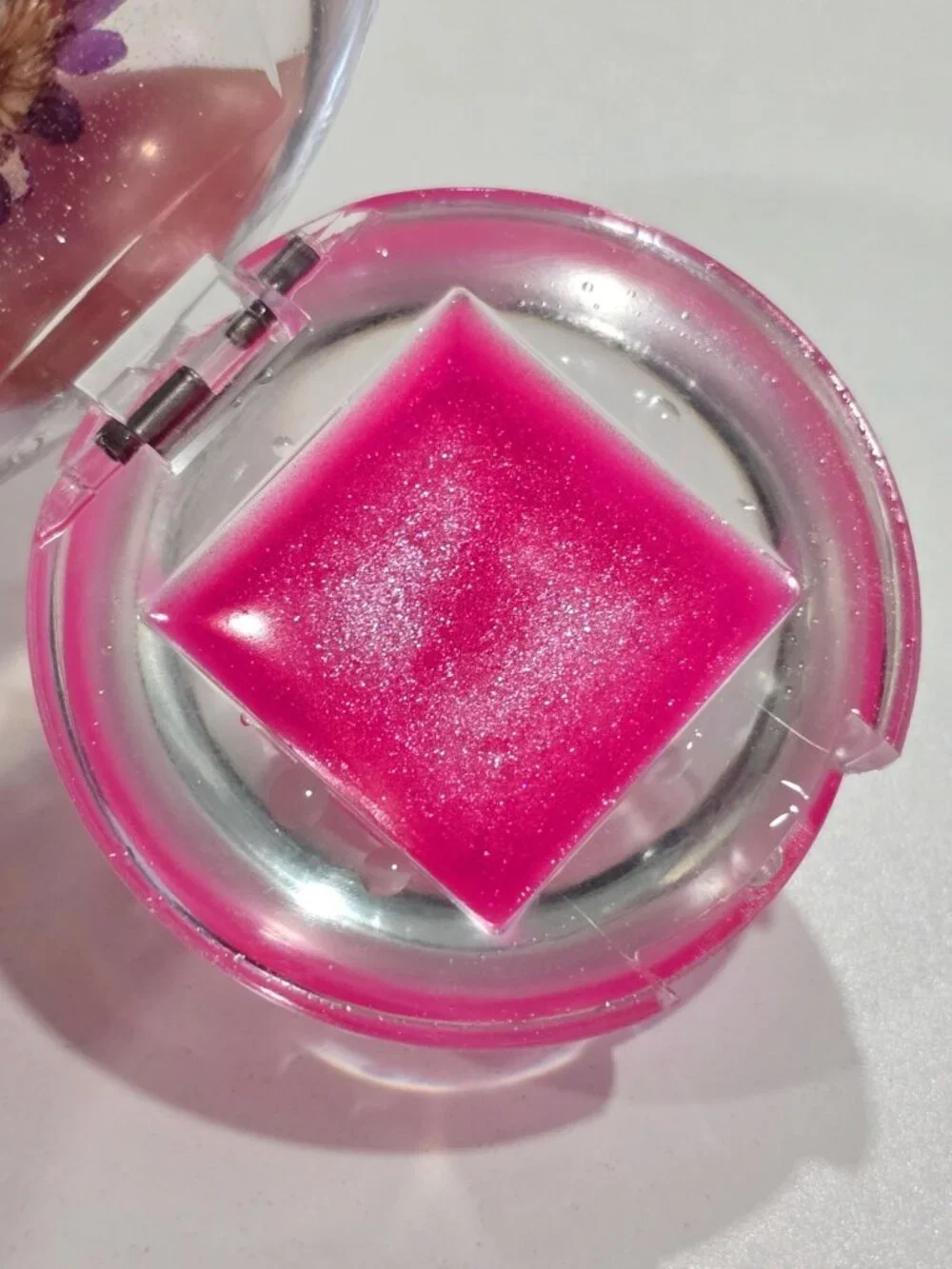 Blossom ✦ Duo Lip Gloss ✦ Clear & Pink Sparkle Hydrating Flower‑Infused .28oz